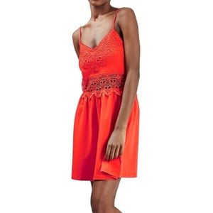 Topshop lace inset sundress